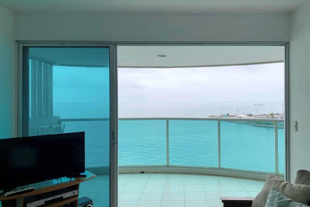 Ferienwohnung Dpto. Privado Frente Al Mar Con Vista Espectacular Salinas  Exterior foto